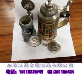 东莞厂家专业压铸锌合金产品,复古啤酒杯盖