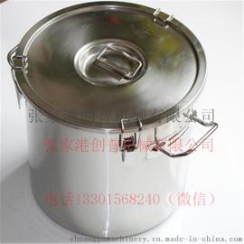21L直筒型不锈钢桶 奶酪桶