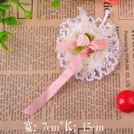 现货直销2016新款服装辅料手工花贴雪纺钉珠布贴免费拿样