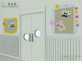 佛山智拓星幼儿园家具丨实木幼儿园家具丨木质宣传栏