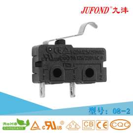 九沣JUFOND 08-2带弯杆两脚小型微波炉微动开关