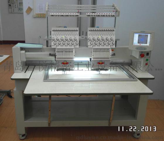 LY-1202G双头高速电脑绣花机/帽绣机鲁悦精工厂家直销