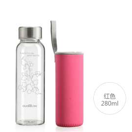 玻璃杯透明密封男女士水杯，耐热