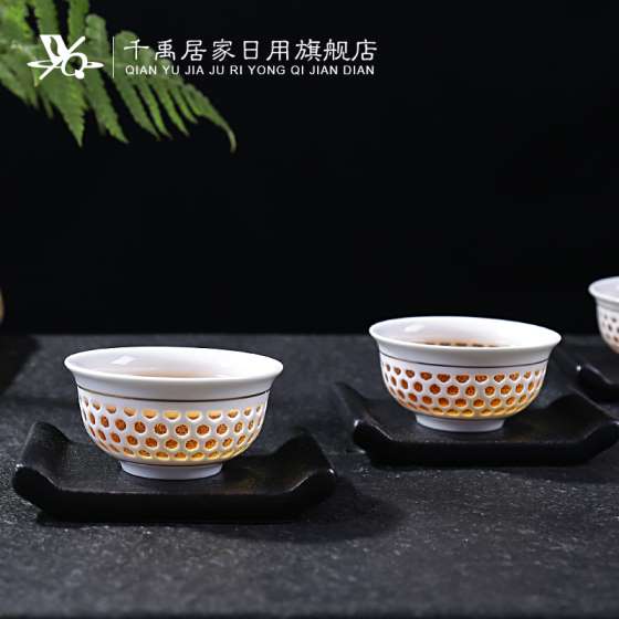 杯垫 陶瓷杯垫厂家直销德化陶瓷新品 诚招全国带来批发 杯垫防滑垫