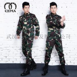 军迷猎人迷彩服 男式运动户外拓展训练服 特种兵作战服同款 批发
