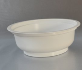 一次性PP白色耐高温塑料碗 方便食品碗