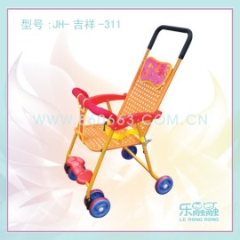 折叠式儿童仿藤童车