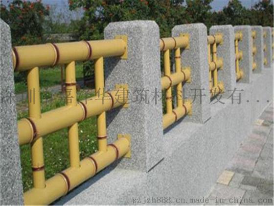 山西太原仿竹护栏厂家，水泥仿竹栏杆，不锈钢仿竹