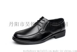 专业工作鞋厂家 头层牛皮 春秋季耐磨防滑单皮鞋 工作鞋 酒店鞋 保安鞋 3668