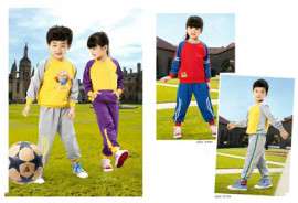 学生校服图片 幼儿园园服订做 儿童T恤班服批量定制