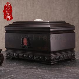 红尚天 清绣 红木骨灰盒 实木寿盒 精品小棺材 厂家直销