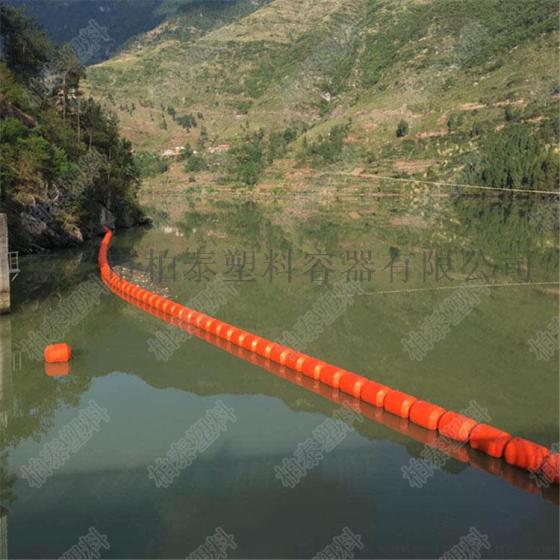 台州水库拦污排水库垃圾水草拦截浮筒厂家