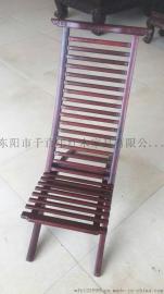 千百年红木 血檀家具 便携式血檀折叠椅