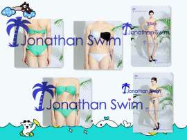 Jonathan Swim无肩带纯色比基尼