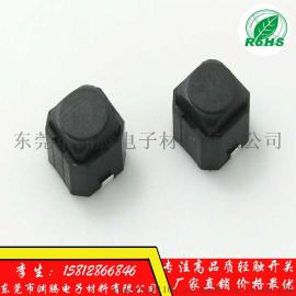 厂家供应轻触开关6*6*5mm/硅胶防水无声开关 2脚贴片开关SMT