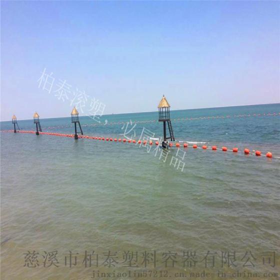 水上拦污浮体 海上孔径25公分浮球