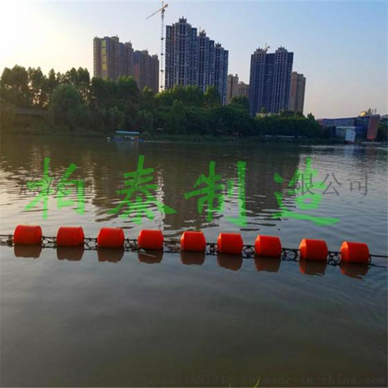 拦污漂河道垃圾拦截浮筒价格【图】