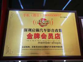 比亚迪宋欣赏每个精彩瞬间启籁汽车音响改装店瑞典DLS深圳福田喇叭安装