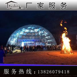 广州凯硕斯球形篷房户外使用 20米直径全透明帐篷北京房地产开盘