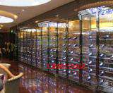 不锈钢展示酒柜酒架 来图加工  玫瑰金不锈钢酒柜