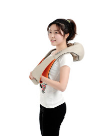 卓康乐按摩披肩 颈椎按摩器 厂家直销云红外加热按摩器哦i