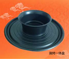 涮烤盘 涮烤一体锅 多功能通用火锅烧烤一体炉 韩式烧烤火锅盘