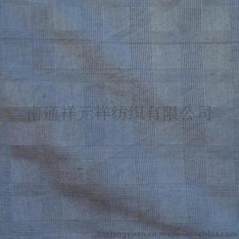 厂家直销高支高密进口喷气织府绸弹力格子布春夏衬衫裤子面料批发