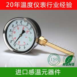 双金属温度计锅炉用 双金属温度计水温度表 上海双金属温度计经济型