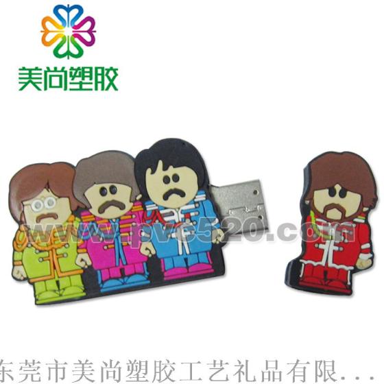 专业定做PVC软胶U盘外壳套USB外壳套