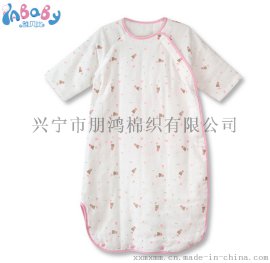 厂家直销秋冬加厚宝宝全棉防踢被新生儿印花纱布护肚睡袋特价批发