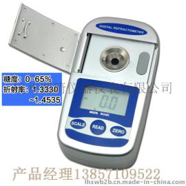 厂家供应便携式数显糖度计0-65%水果饮料糖度折射仪