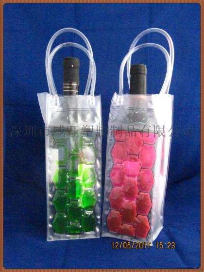 红酒冰袋，PVC水袋，红酒包装袋