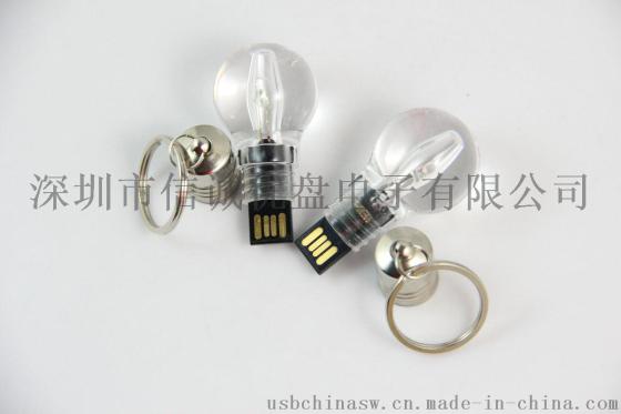创意U盘定制 灯泡U盘 电灯泡USB 发光 礼品u盘制造商
