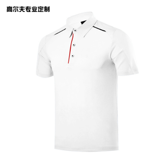 高尔夫服装 团队订做男士纯色T恤POLO衫 高尔夫 运动休闲logo定制