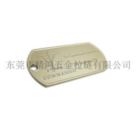 东莞五金厂定制金属牌箱包五金吊牌