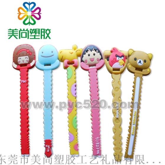 定制PVC缠线器 软胶广告绕线器