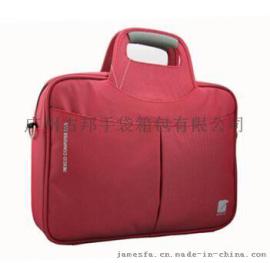 【厂家直销】新款笔记本电脑包尼龙14寸手提防震单肩包