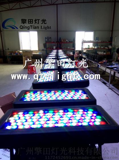 擎田灯光 QT-WL192 RGBW 颗投光灯，洗墙灯，投光灯，点控洗墙灯