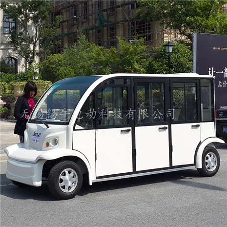 安徽合肥淮南6座全封闭电动旅游观光车报价，楼盘接待看房车厂家电话