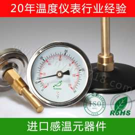 双金属温度计黑铁壳 专业定制锅炉温度计T321