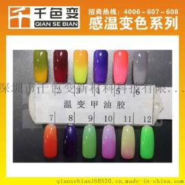 温变油墨 温变指甲油专用色粉 超细温变粉 可调色