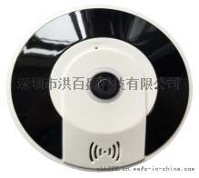 全景鱼眼广角3D高清无线监控器360度摄像头 100万