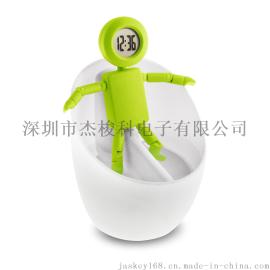 LCD时钟水发电创意时钟数字闹钟批发