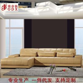 工厂直销休闲真皮沙发 高档真皮沙发 客厅休闲真皮沙发