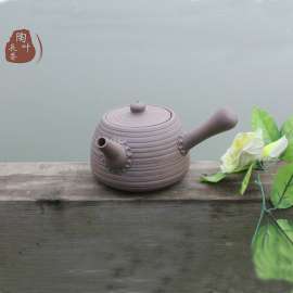 长沙铜官窑天然古朴粗陶瓷纯手工套装功夫茶具正品