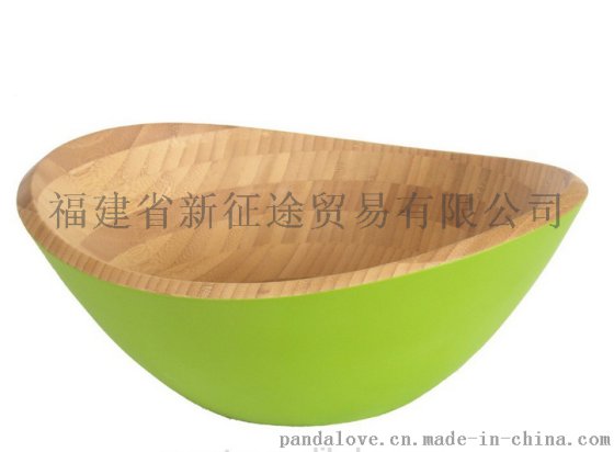 NJSB1-014 Hotel salad bowl，Creative bamboo products 沙拉碗