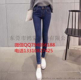 广州哪里批发牛仔裤最便宜 最便宜女装批发厂家 尾货牛仔裤批发