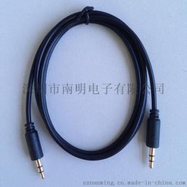 音频线3.5mm电脑音频线公对公车用aux车载音频连接线