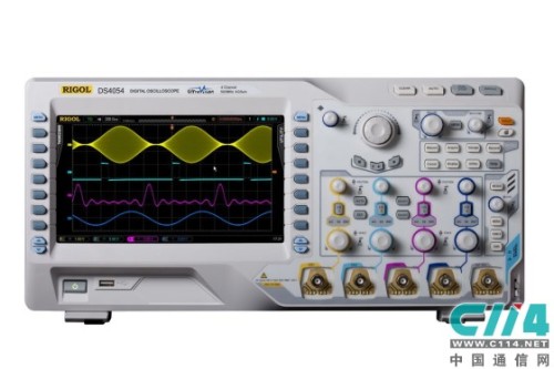 RIGOL推DS4000系列数字示波器 实时采样率高达4GSa/s 
