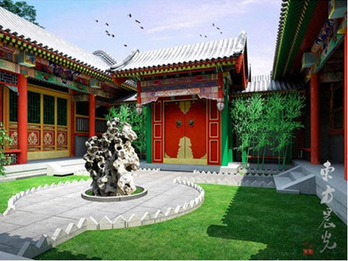 浅谈中国传统建筑之四合院 